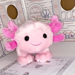 Axolotl Build a Bear Pink Regular Plush Size Toy Stuffed Animal Cert Box NEW